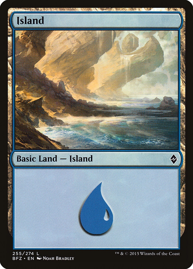 Island (255) [Battle for Zendikar] MTG Single Magic: The Gathering    | Red Claw Gaming