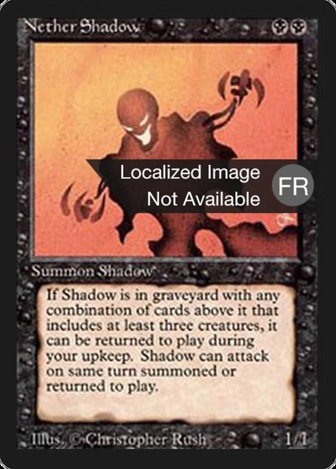 Nether Shadow [Foreign Black Border] MTG Single Magic: The Gathering    | Red Claw Gaming