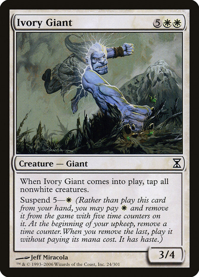 Ivory Giant [Time Spiral] MTG Single Magic: The Gathering    | Red Claw Gaming