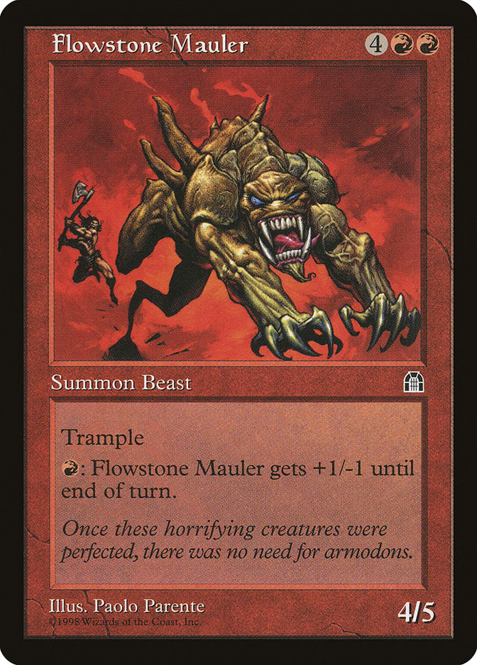 Flowstone Mauler [Stronghold] MTG Single Magic: The Gathering    | Red Claw Gaming