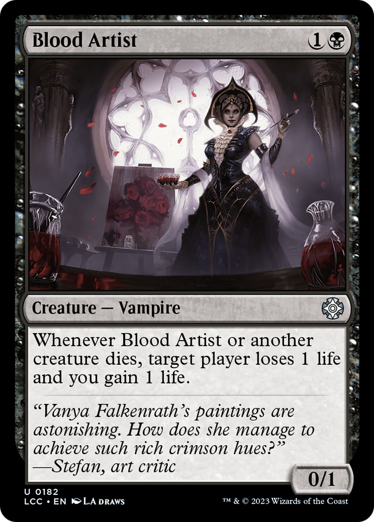 Blood Artist [The Lost Caverns of Ixalan Commander] MTG Single Magic: The Gathering    | Red Claw Gaming
