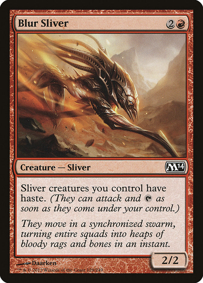 Blur Sliver [Magic 2014] MTG Single Magic: The Gathering    | Red Claw Gaming