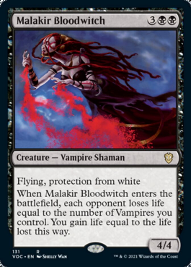 Malakir Bloodwitch [Innistrad: Crimson Vow Commander] MTG Single Magic: The Gathering    | Red Claw Gaming