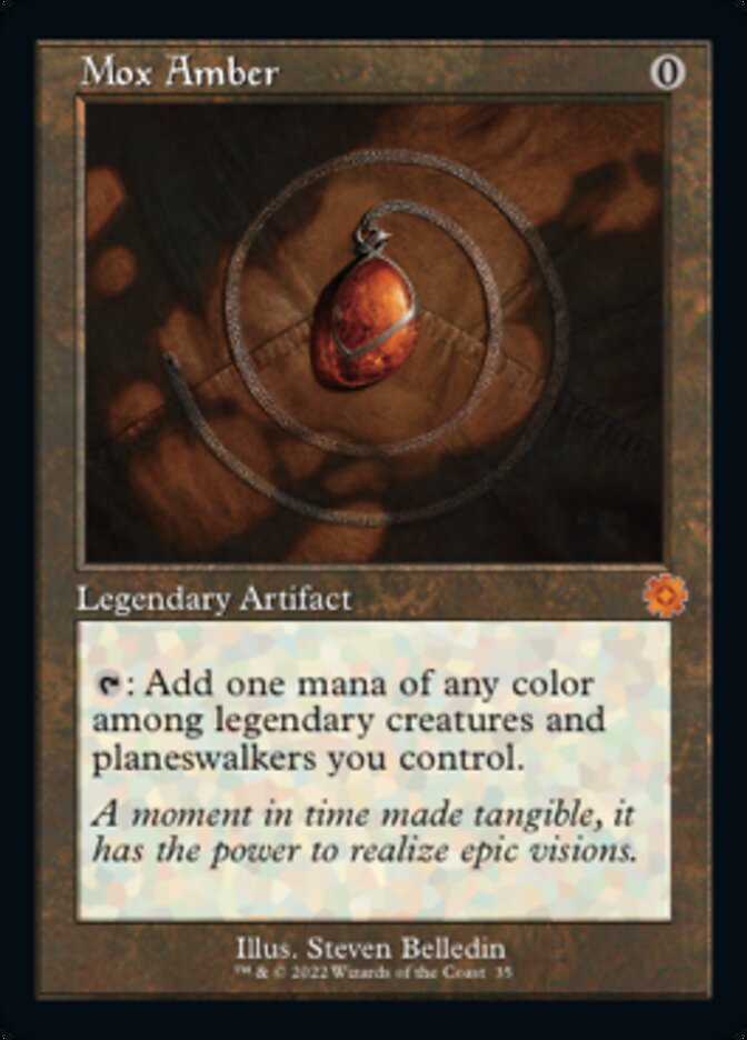 Mox Amber (Retro) [The Brothers' War Retro Artifacts] MTG Single Magic: The Gathering    | Red Claw Gaming