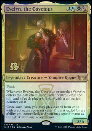 Evelyn, the Covetous [Streets of New Capenna Prerelease Promos] MTG Single Magic: The Gathering    | Red Claw Gaming