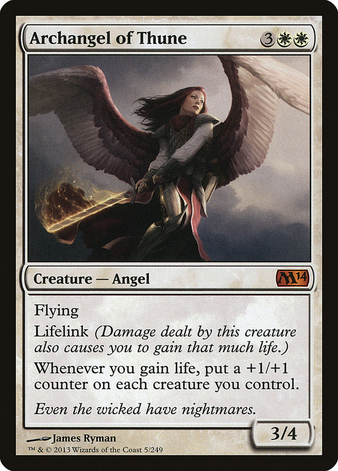 Archangel of Thune [Magic 2014] MTG Single Magic: The Gathering    | Red Claw Gaming