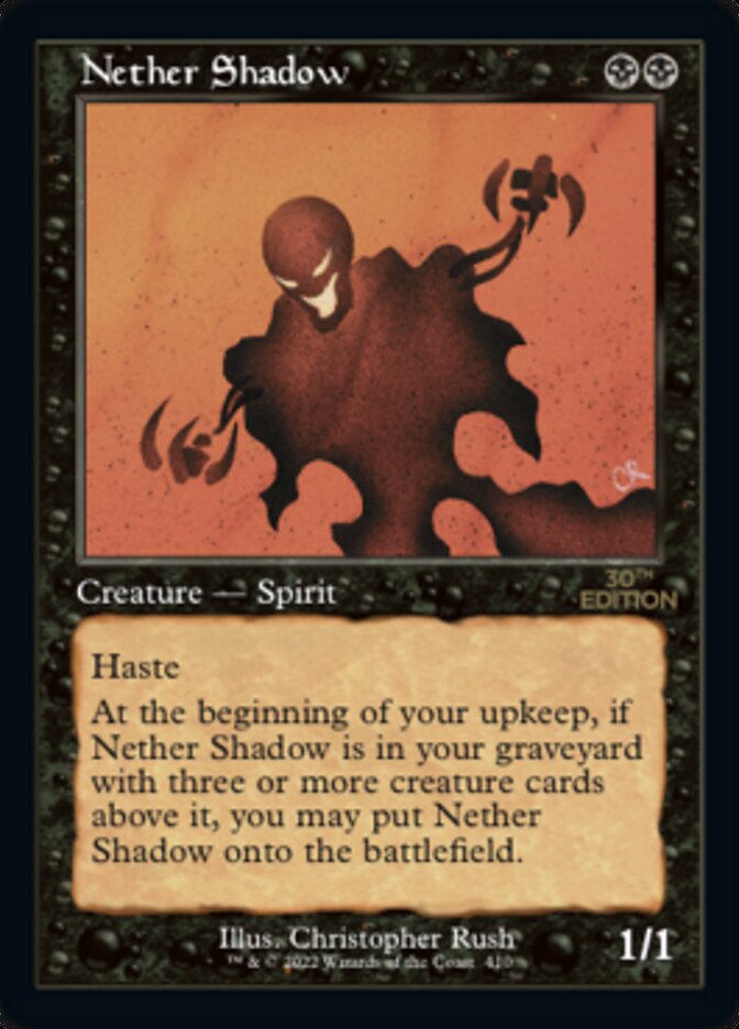 Nether Shadow (Retro) [30th Anniversary Edition] MTG Single Magic: The Gathering    | Red Claw Gaming