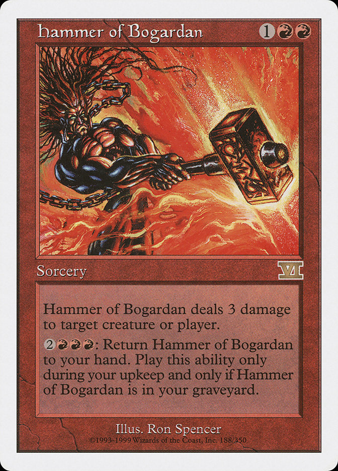 Hammer of Bogardan [Classic Sixth Edition] MTG Single Magic: The Gathering    | Red Claw Gaming