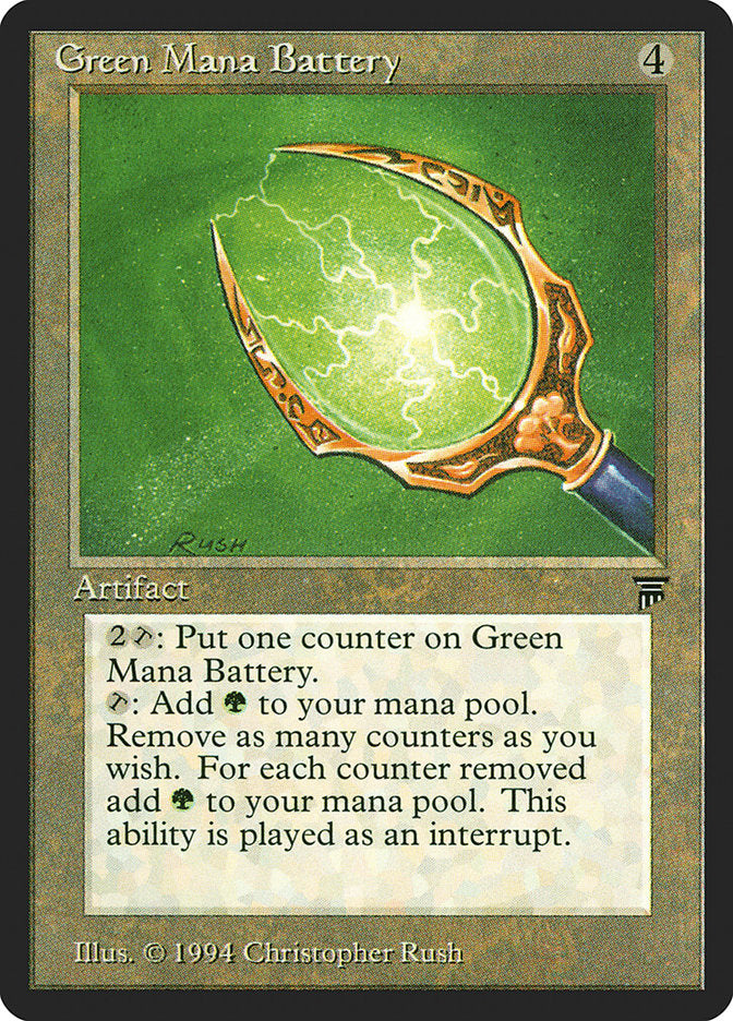 Green Mana Battery [Legends] MTG Single Magic: The Gathering    | Red Claw Gaming