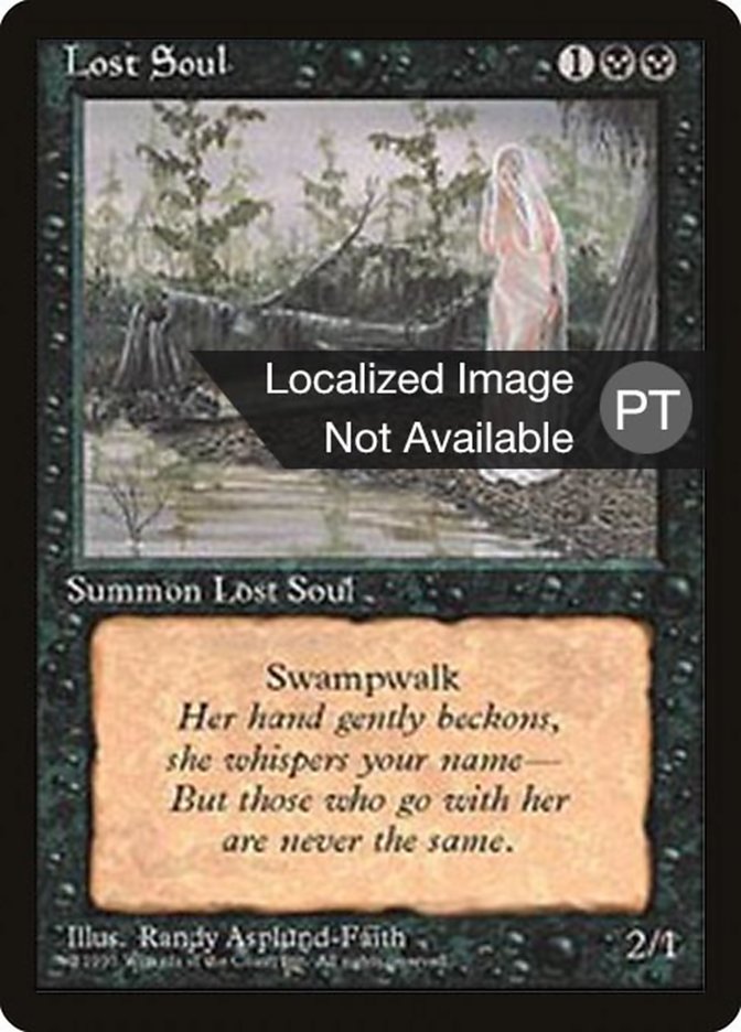 Lost Soul [Fourth Edition (Foreign Black Border)] MTG Single Magic: The Gathering    | Red Claw Gaming