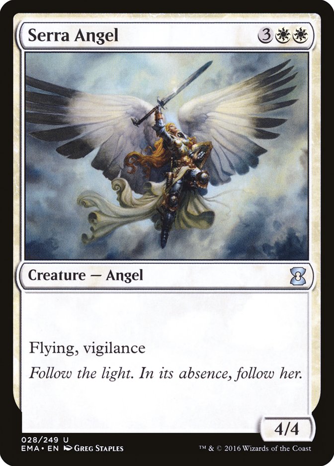 Serra Angel [Eternal Masters] MTG Single Magic: The Gathering    | Red Claw Gaming