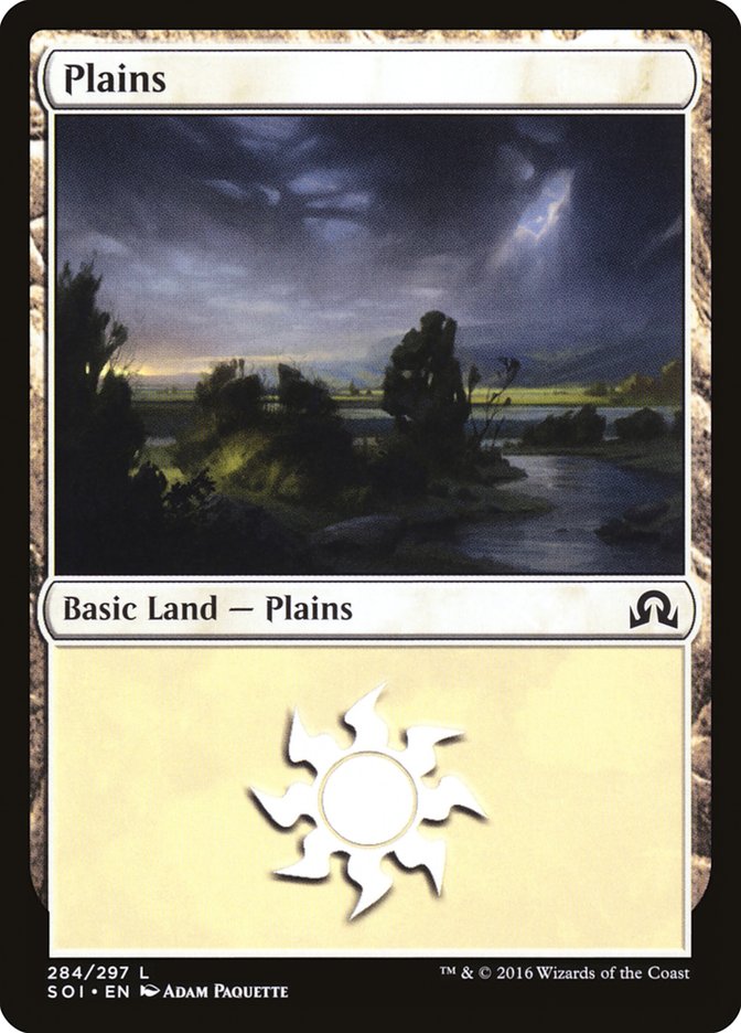 Plains (284) [Shadows over Innistrad] MTG Single Magic: The Gathering    | Red Claw Gaming