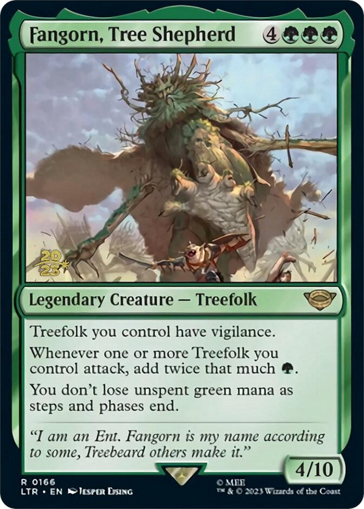 Fangorn, Tree Shepherd [The Lord of the Rings: Tales of Middle-Earth Prerelease Promos] MTG Single Magic: The Gathering    | Red Claw Gaming