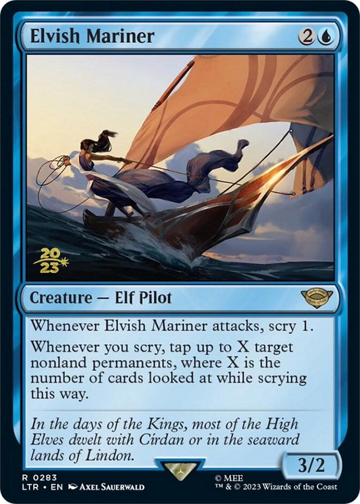 Elvish Mariner [The Lord of the Rings: Tales of Middle-Earth Prerelease Promos] MTG Single Magic: The Gathering    | Red Claw Gaming