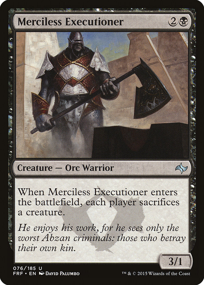 Merciless Executioner [Fate Reforged] MTG Single Magic: The Gathering    | Red Claw Gaming