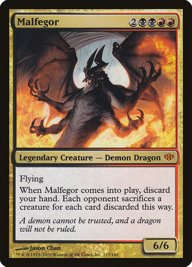 Malfegor [Conflux] MTG Single Magic: The Gathering    | Red Claw Gaming