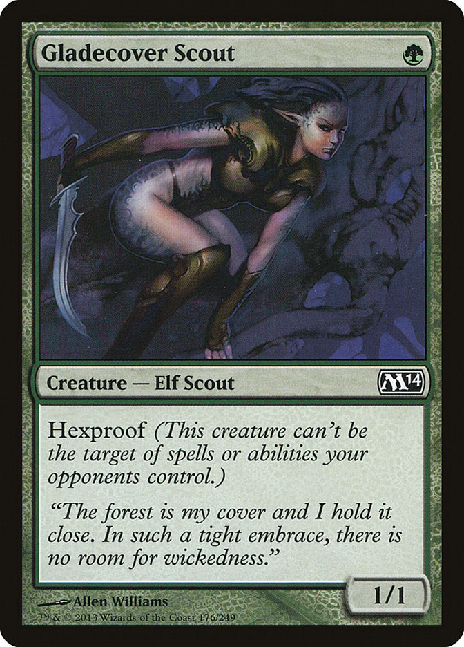 Gladecover Scout [Magic 2014] MTG Single Magic: The Gathering    | Red Claw Gaming