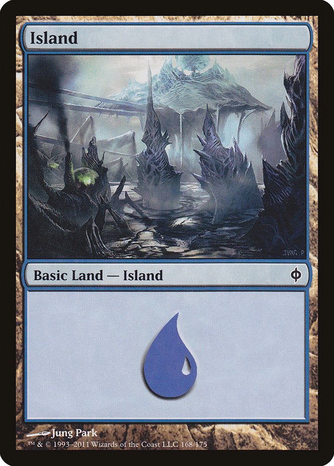 Island (168) [New Phyrexia] MTG Single Magic: The Gathering    | Red Claw Gaming