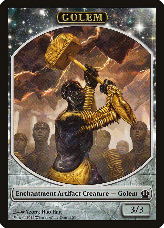 Golem Token [Theros Tokens] MTG Single Magic: The Gathering    | Red Claw Gaming