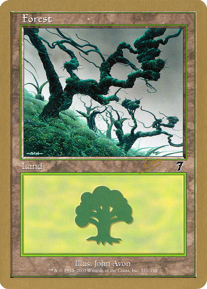 Forest (rl331) (Raphael Levy) [World Championship Decks 2002] MTG Single Magic: The Gathering    | Red Claw Gaming