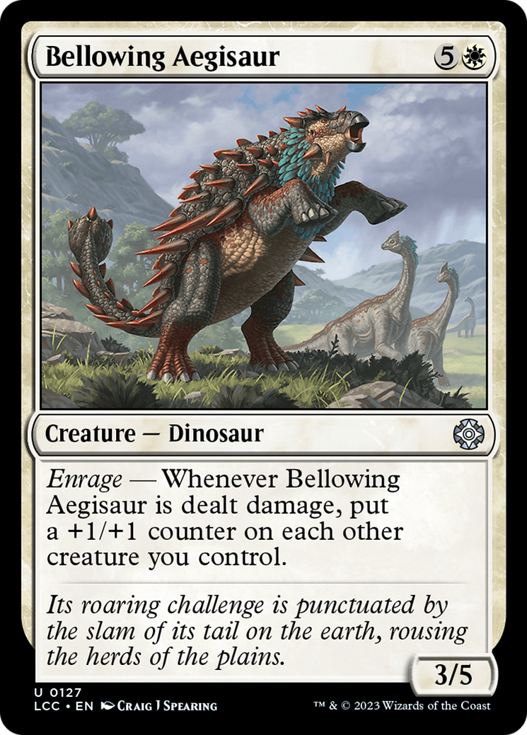 Bellowing Aegisaur [The Lost Caverns of Ixalan Commander] MTG Single Magic: The Gathering    | Red Claw Gaming