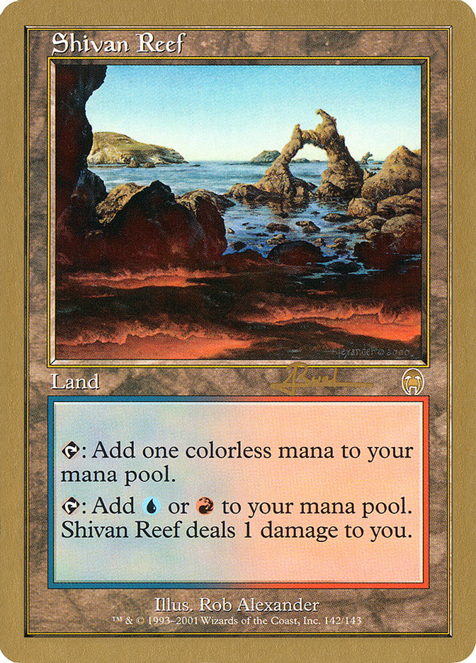 Shivan Reef (Antoine Ruel) [World Championship Decks 2001] MTG Single Magic: The Gathering    | Red Claw Gaming