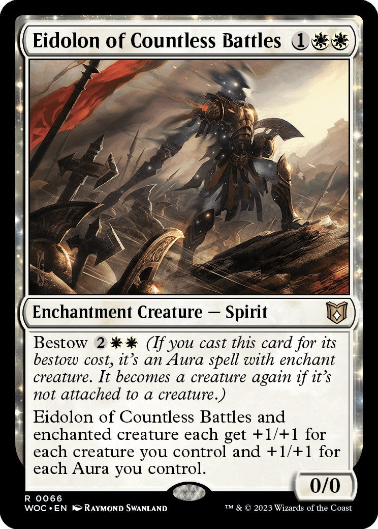 Eidolon of Countless Battles [Wilds of Eldraine Commander] MTG Single Magic: The Gathering    | Red Claw Gaming