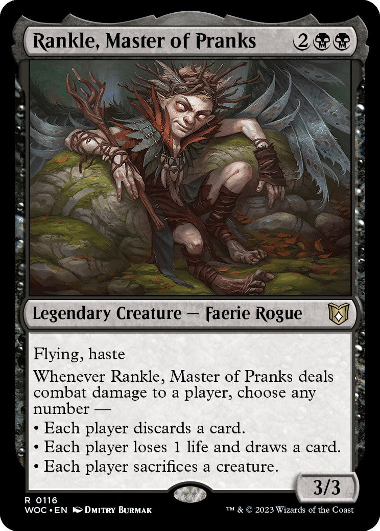 Rankle, Master of Pranks [Wilds of Eldraine Commander] MTG Single Magic: The Gathering    | Red Claw Gaming