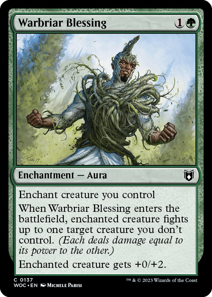 Warbriar Blessing [Wilds of Eldraine Commander] MTG Single Magic: The Gathering    | Red Claw Gaming