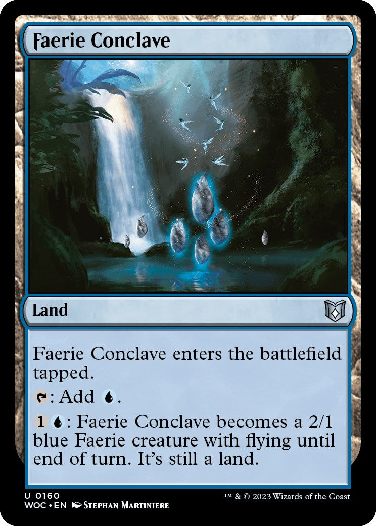 Faerie Conclave [Wilds of Eldraine Commander] MTG Single Magic: The Gathering    | Red Claw Gaming