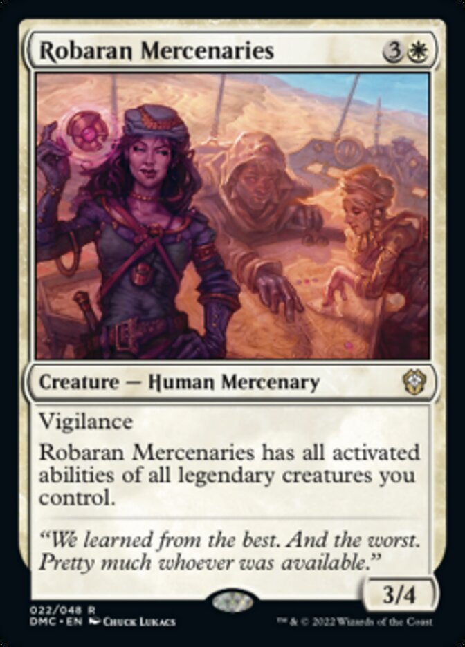 Robaran Mercenaries [Dominaria United Commander] MTG Single Magic: The Gathering    | Red Claw Gaming