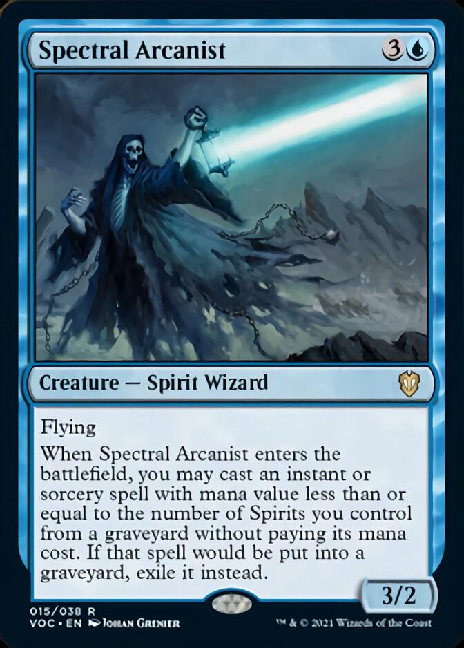 Spectral Arcanist [Innistrad: Crimson Vow Commander] MTG Single Magic: The Gathering    | Red Claw Gaming