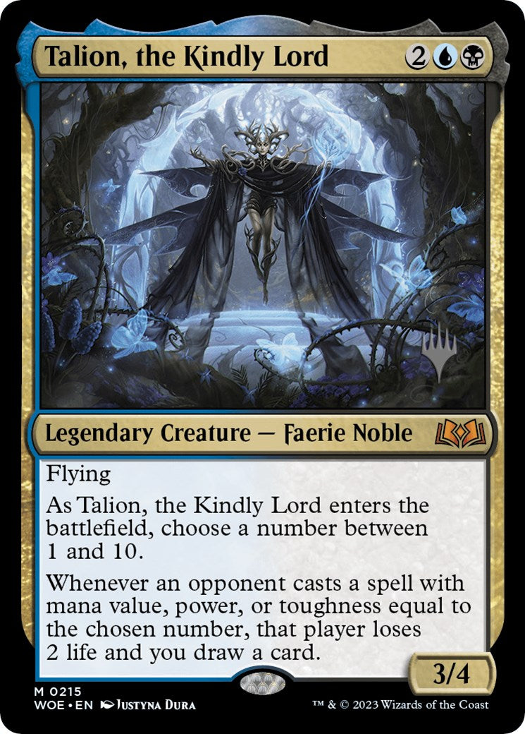 Talion, the Kindly Lord (Promo Pack) [Wilds of Eldraine Promos] MTG Single Magic: The Gathering    | Red Claw Gaming