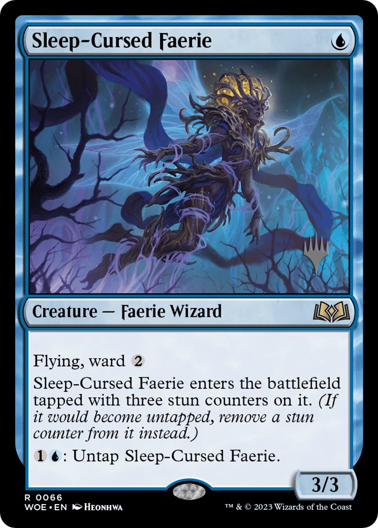 Sleep-Cursed Faerie (Promo Pack) [Wilds of Eldraine Promos] MTG Single Magic: The Gathering    | Red Claw Gaming