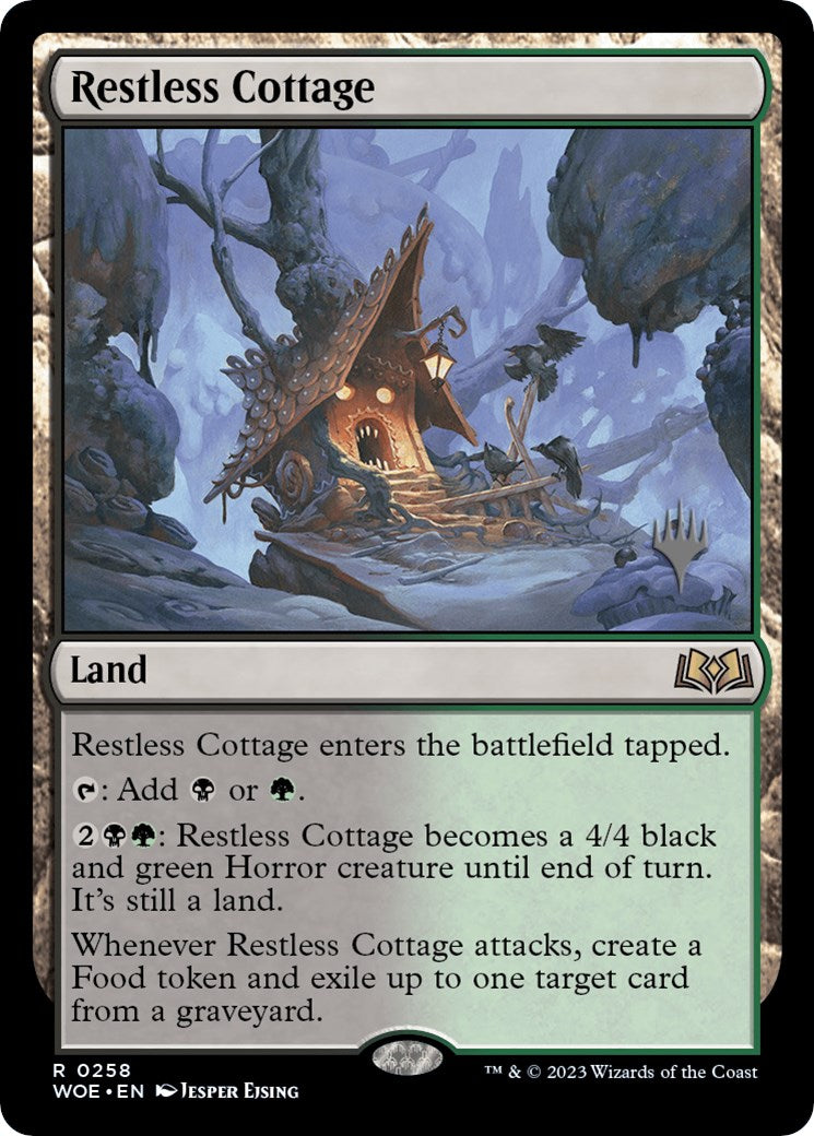 Restless Cottage (Promo Pack) [Wilds of Eldraine Promos] MTG Single Magic: The Gathering    | Red Claw Gaming