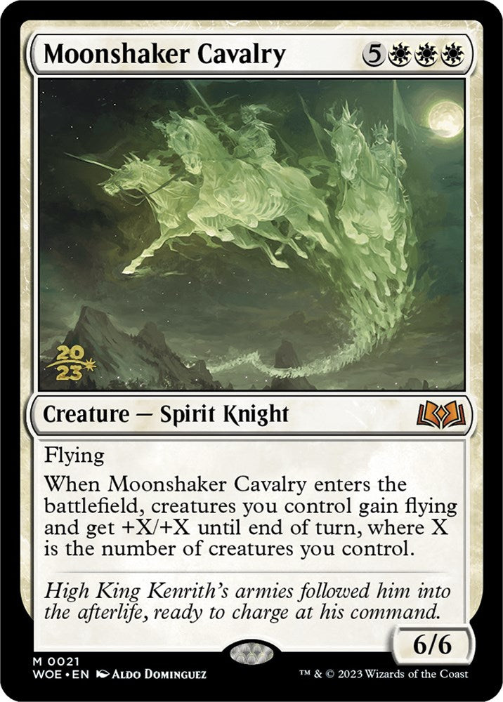 Moonshaker Cavalry [Wilds of Eldraine Prerelease Promos] MTG Single Magic: The Gathering    | Red Claw Gaming