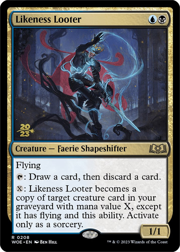 Likeness Looter [Wilds of Eldraine Prerelease Promos] MTG Single Magic: The Gathering    | Red Claw Gaming