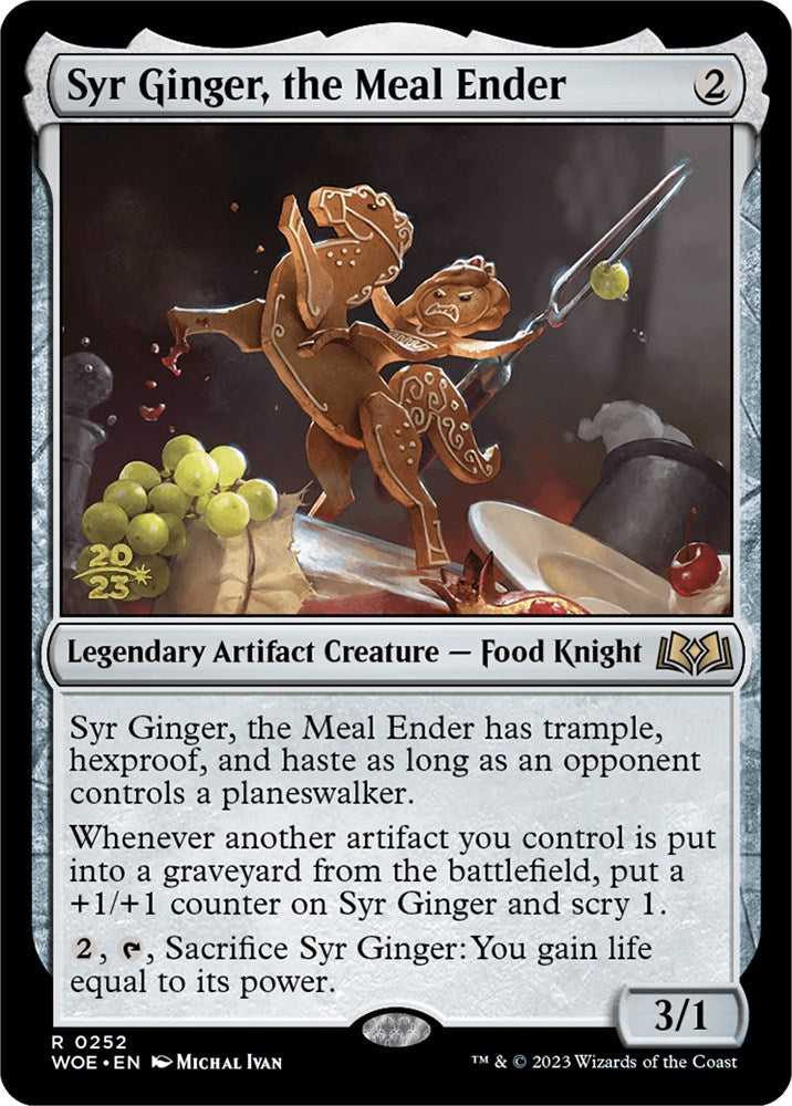 Syr Ginger, the Meal Ender [Wilds of Eldraine Prerelease Promos] MTG Single Magic: The Gathering    | Red Claw Gaming