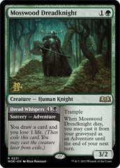 Mosswood Dreadknight // Dread Whispers [Wilds of Eldraine Prerelease Promos] MTG Single Magic: The Gathering    | Red Claw Gaming