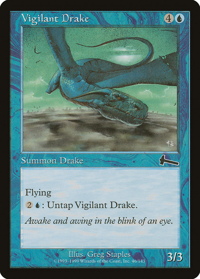 Vigilant Drake [Urza's Legacy] MTG Single Magic: The Gathering    | Red Claw Gaming