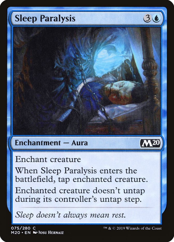 Sleep Paralysis [Core Set 2020] MTG Single Magic: The Gathering    | Red Claw Gaming