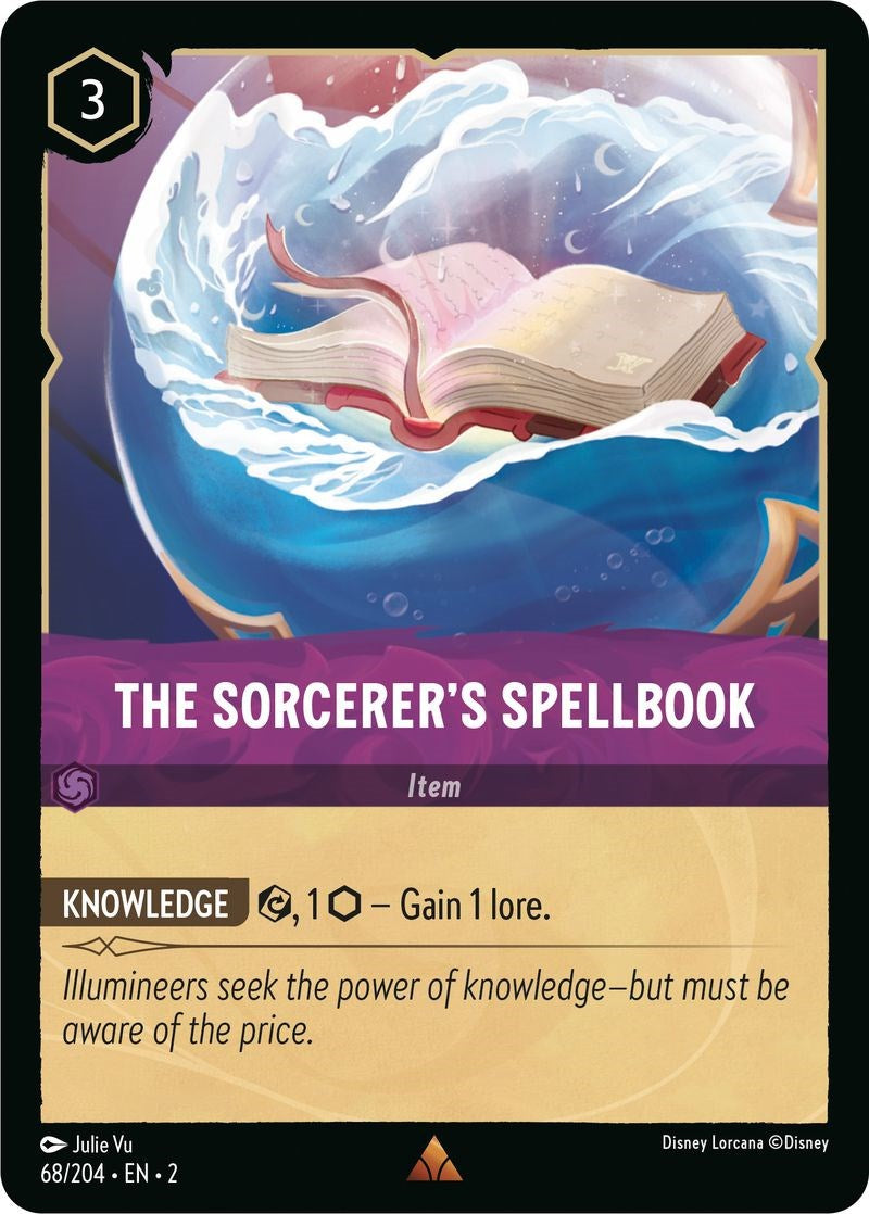 The Sorcerer's Spellbook (68/204) [Rise of the Floodborn] Lorcana Single Disney    | Red Claw Gaming