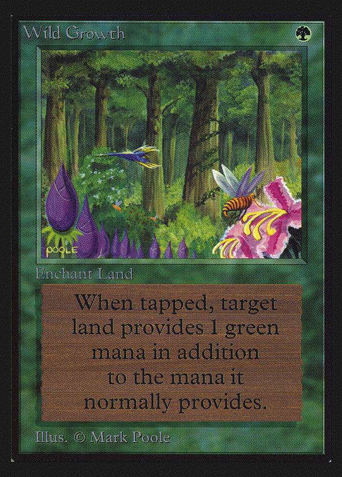 Wild Growth [International Collectors' Edition] MTG Single Magic: The Gathering    | Red Claw Gaming