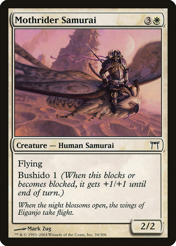 Mothrider Samurai [Champions of Kamigawa] MTG Single Magic: The Gathering    | Red Claw Gaming