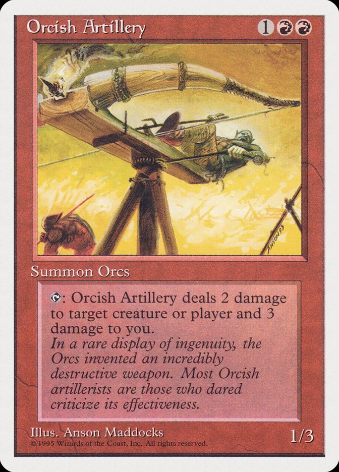 Orcish Artillery [Rivals Quick Start Set] MTG Single Magic: The Gathering    | Red Claw Gaming