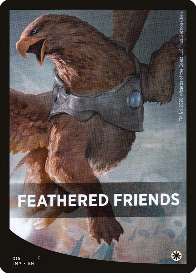 Feathered Friends Theme Card [Jumpstart Front Cards] MTG Single Magic: The Gathering    | Red Claw Gaming