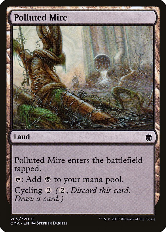 Polluted Mire [Commander Anthology] MTG Single Magic: The Gathering    | Red Claw Gaming