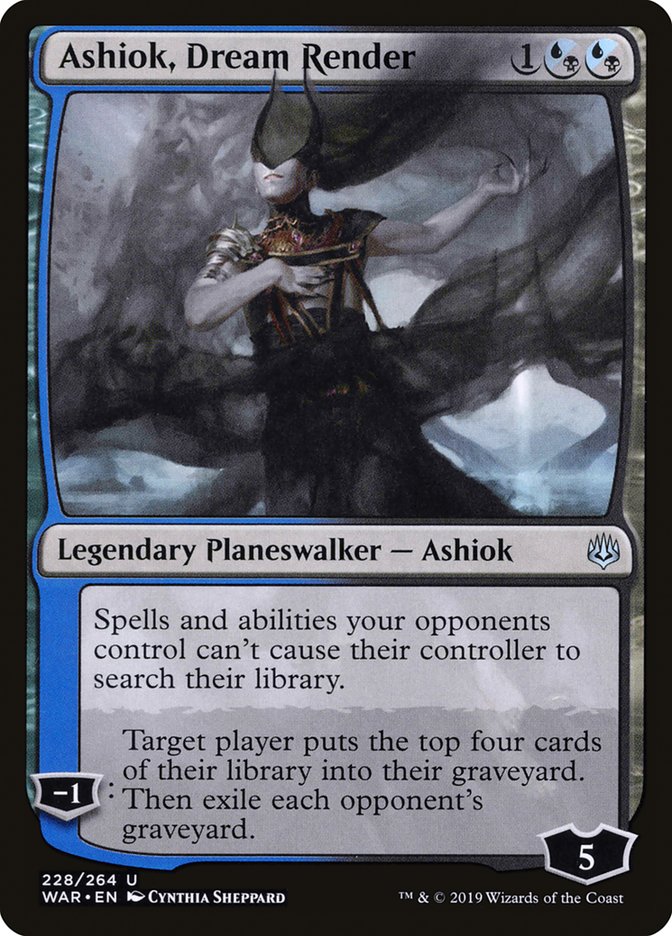 Ashiok, Dream Render [War of the Spark] MTG Single Magic: The Gathering    | Red Claw Gaming