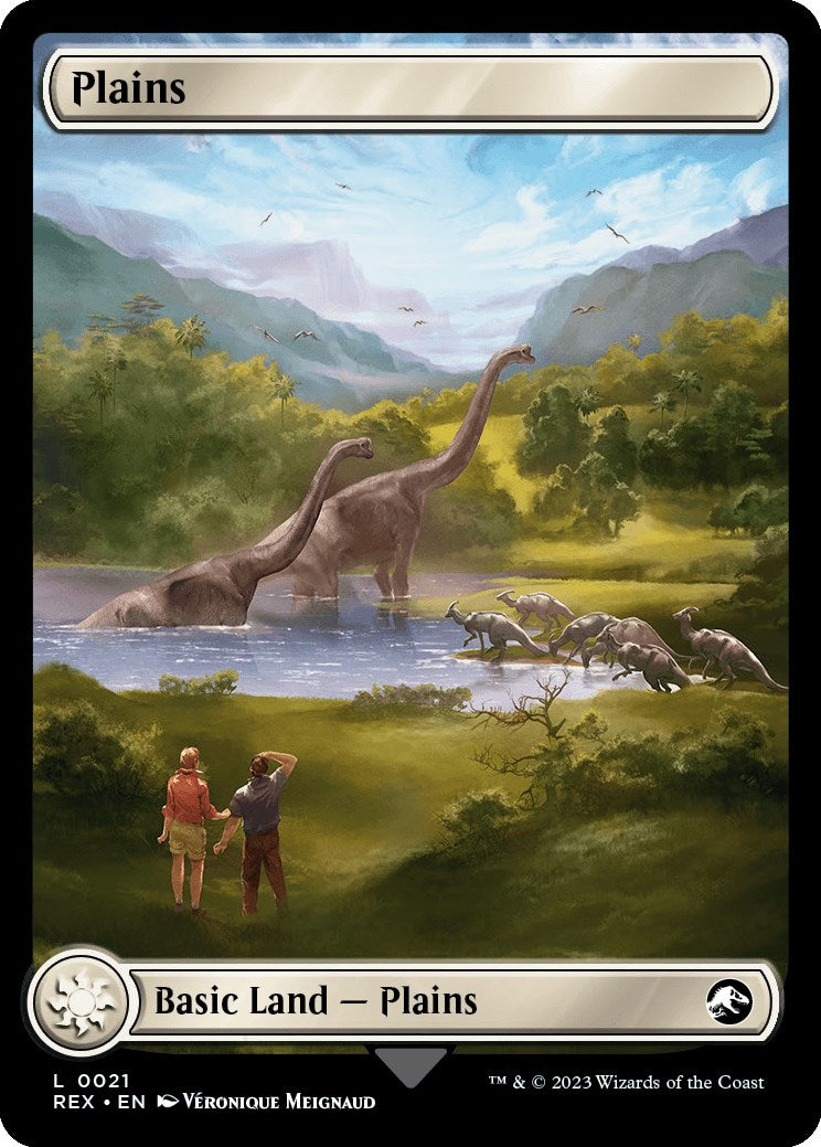 Plains [Jurassic World Collection] MTG Single Magic: The Gathering    | Red Claw Gaming