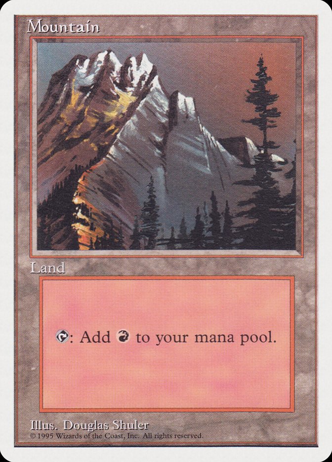 Mountain (Red Sky in the Top Right) [Rivals Quick Start Set] MTG Single Magic: The Gathering    | Red Claw Gaming